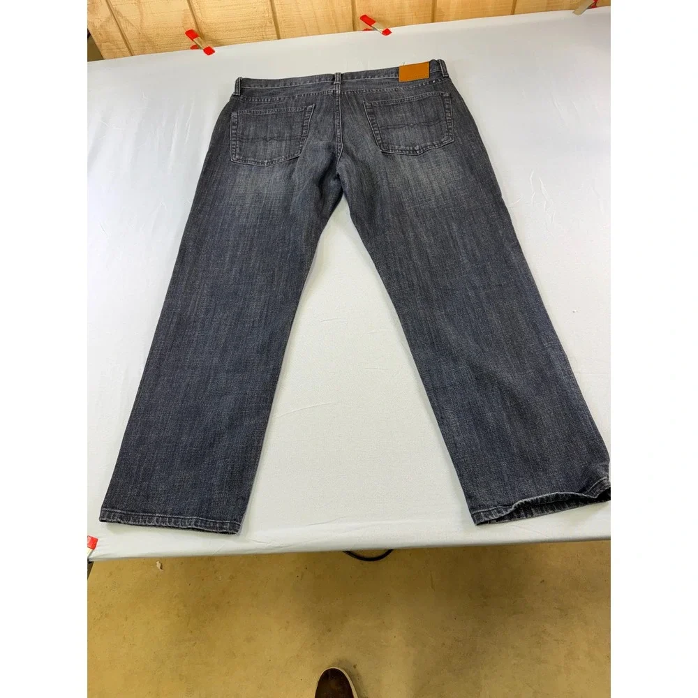 Lucky Brand 221 Original Straight Jeans Mens 38x30‎ Dark Wash Blue Denim